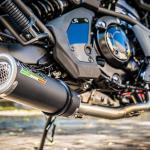 Scarico GPR compatibile con Kawasaki Vulcan 650 S 2021-2023 - M3 Black Titanium