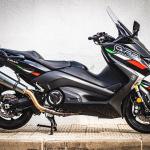 Scarico GPR compatibile con Yamaha T-Max 530 2012-2016 -  Gpe Ann. Poppy -  Scarico completo omologato - fornito con db killer estraibile - catalizzatore e collettore