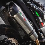 Scarico GPR compatibile con Yamaha T-Max 530 2012-2016 -  Gpe Ann. Poppy -  Scarico completo omologato - fornito con db killer estraibile - catalizzatore e collettore