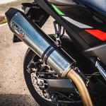 Scarico GPR compatibile con Yamaha T-Max 530 2012-2016 -  Gpe Ann. Poppy -  Scarico completo omologato - fornito con db killer estraibile - catalizzatore e collettore