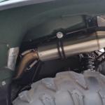 Scarico GPR compatibile con Yamaha Grizzly 550 2007-2024 -  Deeptone Atv -  Scarico omologato -  silenziatore con db killer estraibile e raccordo specifico