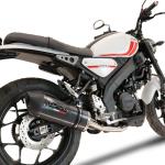 Scarico GPR compatibile con Yamaha XSR 125 2021-2025 - Furore Evo4 Poppy