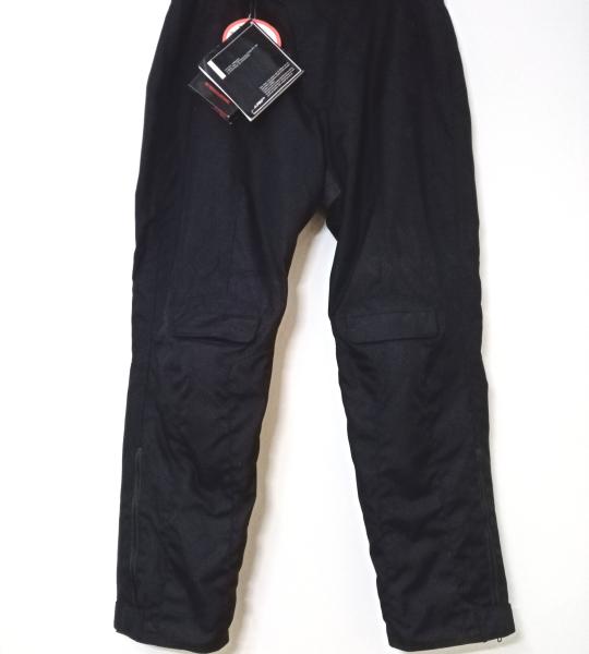 Pantalone Nero Tg 38 - Tessuto Antistrappo con Protezione Removibile