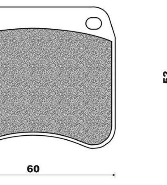 Coppia pasticche anteriore per Ducati 850 GT-GTS dal '77