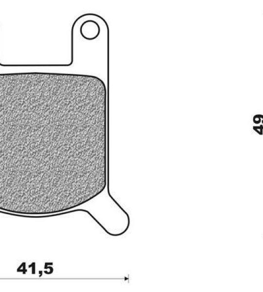 Coppia pasticche anteriore per Beta MS 50, Squirrel 50