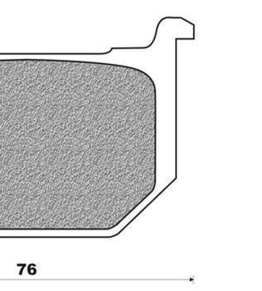 Coppia pasticche anteriore per Suzuki GN 250, GSX 250/400/750