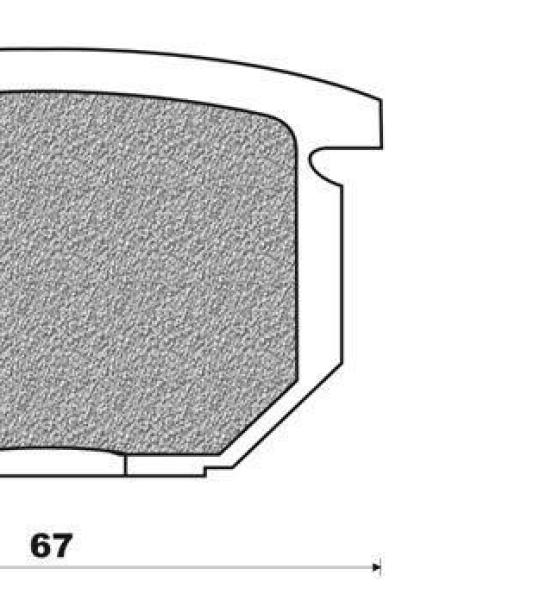 Coppia pasticche anteriori per Suzuki GS 550 ET-EX-EZ-LT-LX, GR 