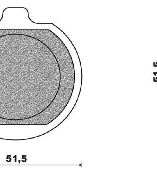 Coppia pasticche anteriore per Kawasaki Z1000 E1-E2-SHAFT-ST, Z 1300, 