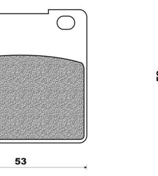 Coppia pasticche anteriore per Suzuki RG 50 GAG, GS 250 FW, GSX 400 FW