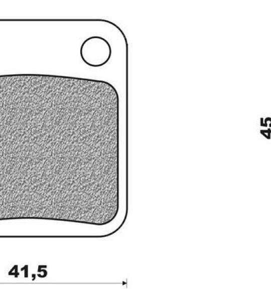 Coppia pasticche anteriore per DR 125 S, TS 125 X-RK, DR 200