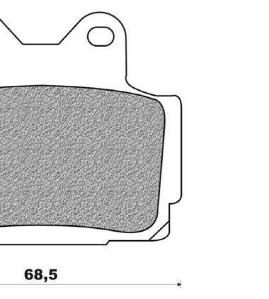 Coppia pasticche anteriore e posteriore per Yamaha TZR 80 fino al '91, SDR 200