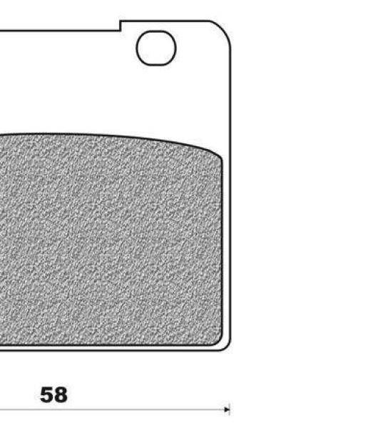 Coppia pasticche anteriore per Suzuki GSX-R 250/400, posteriore per GSX 1100