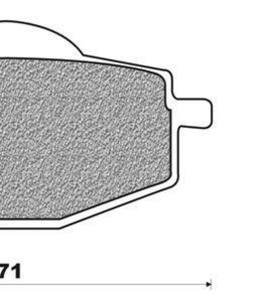 Coppia pasticche anteriore per Yamaha YSR 50/60/80, DT 80/125/200