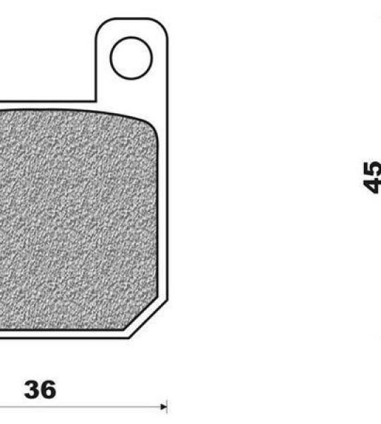 Coppia pasticche anteriore per Gilera 50/125 Surfer, GSM 125