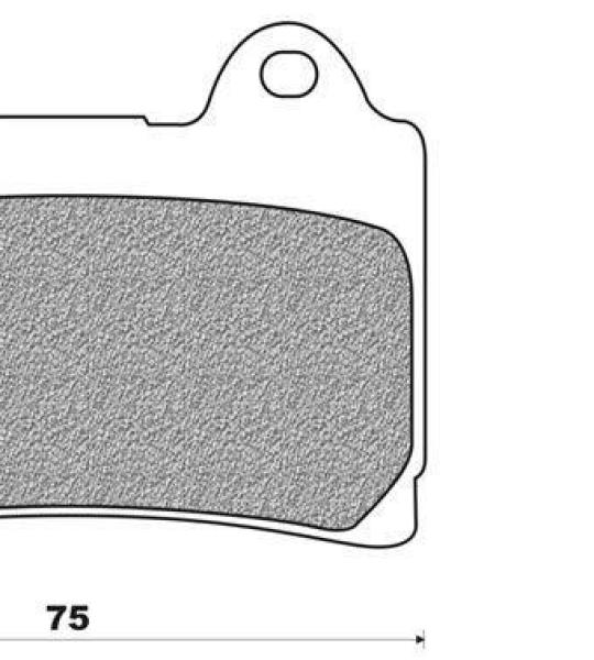 Coppia pasticche anteriore per Yamaha R1 250 Z, TDR 250, SRX 600, FZR