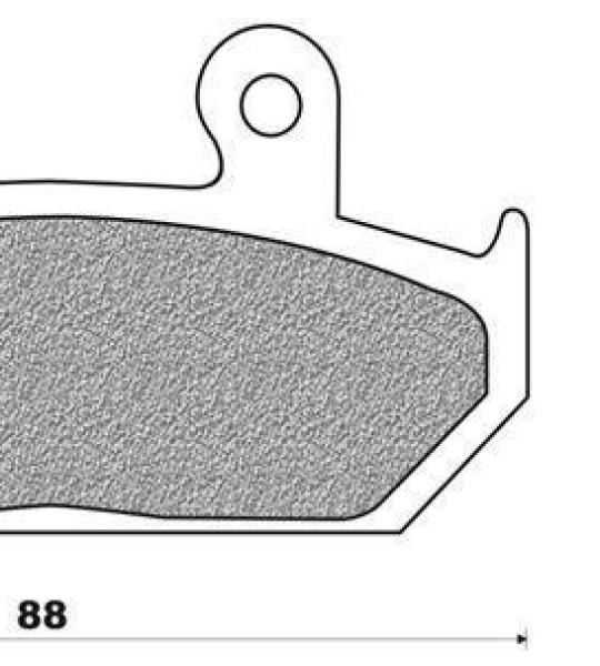 Coppia pasticche anteriore per Cagiva Elefant 750, Canyon 900 I.E.