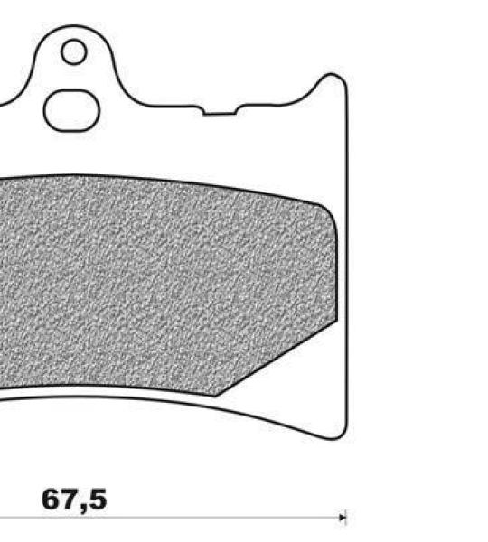 Coppia pasticche anteriore per Gilera Crono 125, CX 125, GRF 125, MX 1