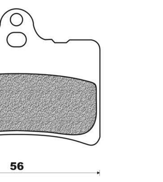 Coppia pasticche anteriore per Cagiva Prima 50/80, City 80