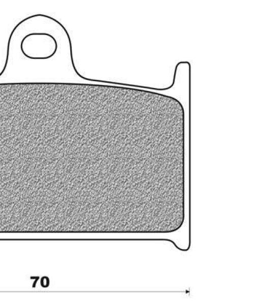 Coppia pasticche anteriore per Suzuki RGV 250 R, GSX-R 400/600/750