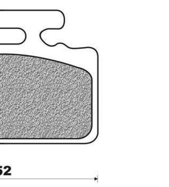 Coppia pasticche anteriore per Kymco Manboy 50, Zap 50, Yup 90 dal '95