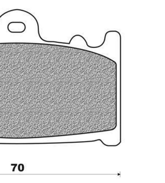 Coppia pasticche anteriore per Suzuki Cobra 250, GSX 750 F, TL 100 Sv 