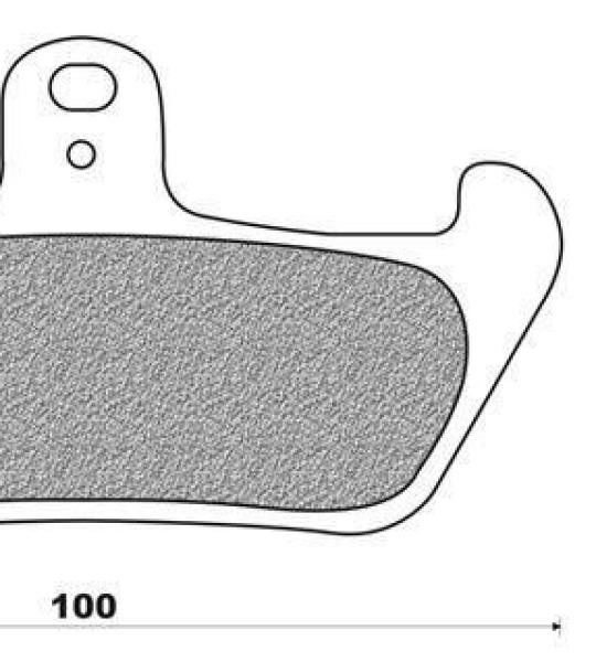 Coppia pasticche anteriore per Gilera RC 600, RC 600 R