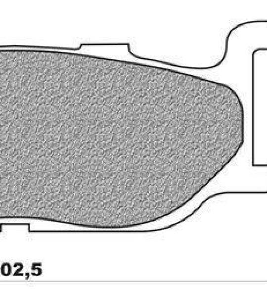 Coppia pasticche anteriore per Yamaha XJ 600 S DIVERSION, XSV 650 DRAG