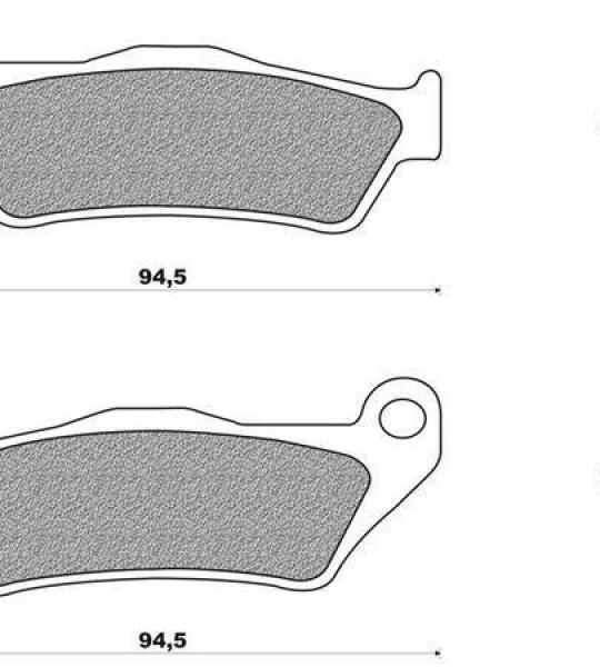 Coppia pasticche posteriore per Aprilia RST 1000 Futura dal 2001