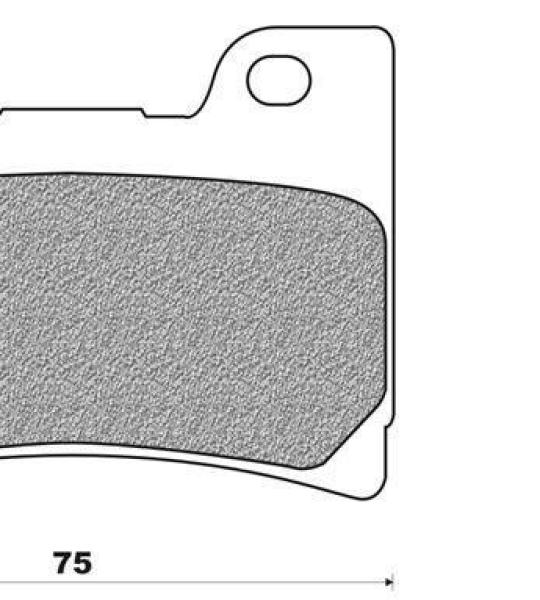 Coppia pasticche anteriore per Yamaha SRX 400, FZR 600 R, YZF 600 R