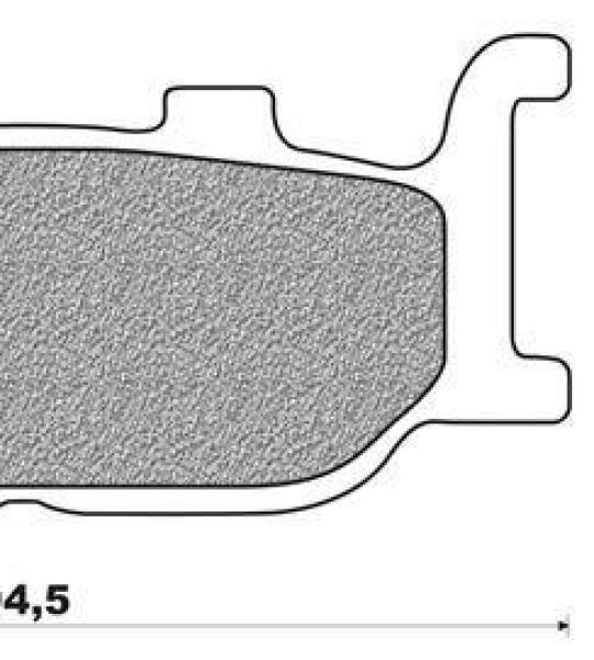 Coppia pasticche anteriore per Yamaha XV 125 Virago, FZ 6 600 Fazer