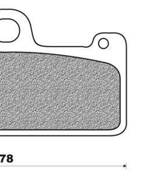 Coppia pasticche anteriore per Ducati 748 Racing Clienti, 880 Racing