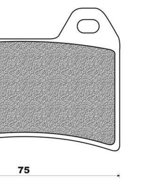 Coppia pasticche anteriore per Benelli 666 125, 900 TORNADO 3, TNT 110