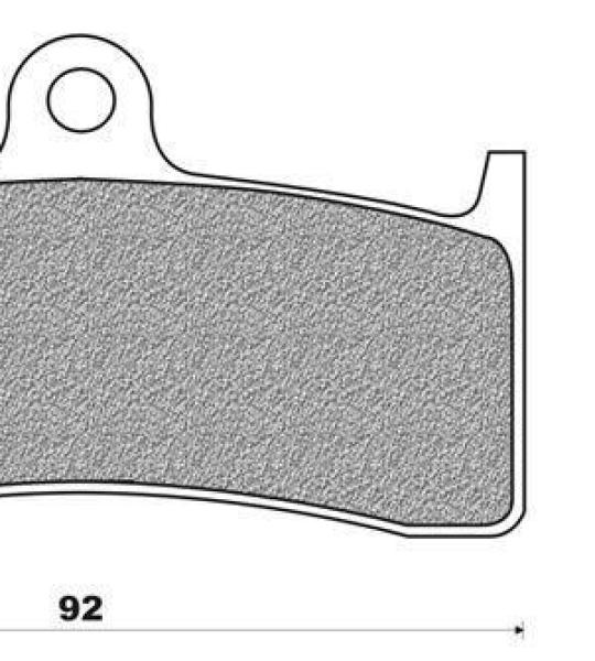 Coppia pasticche anteriore per Kawasaki ZX-7 750 RR NINJA N1, ZRX 1100