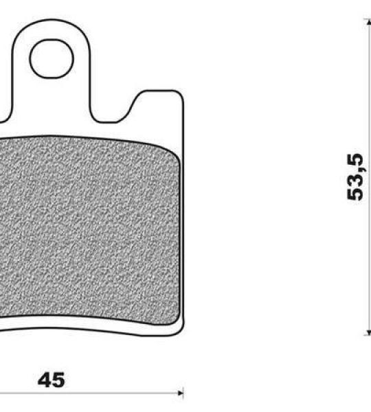 Coppia pasticche anteriori per Suzuki AN 250/400 Burgman