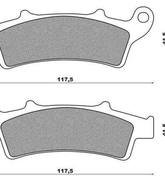 Coppia Pasticche anteriore per Aprilia Scarabeo Light125-200 Atlantic125-200-250-300 400-500Sprint