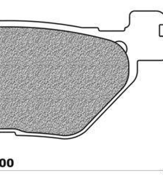 Coppia pasticche posteriore per Yamaha XP 500 T-MAX '01/03, FJ 1300 R 