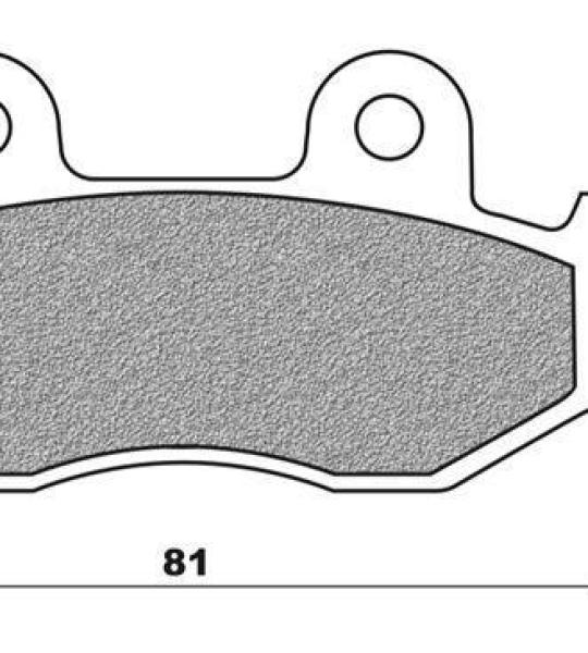 Coppia pasticche posteriore per Suzuki AN 250/400 Burgman dal 2001