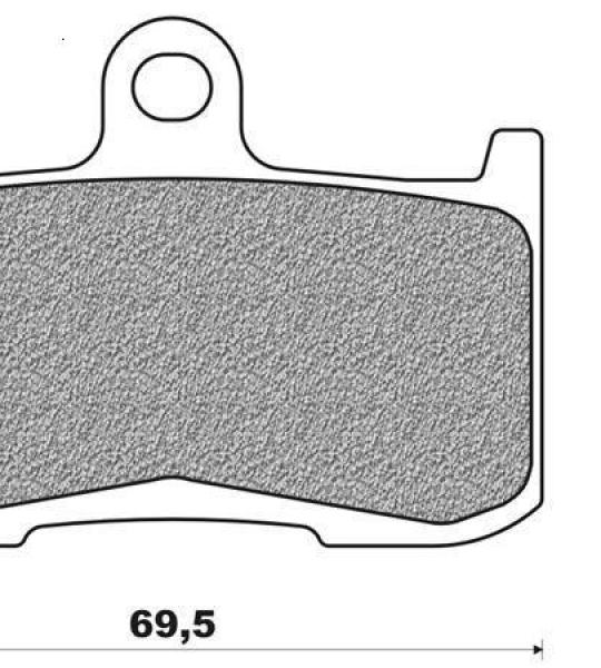 Coppia pasticche anteriori per Kawasaki ZX-9 900 R NINJA, Z 1000