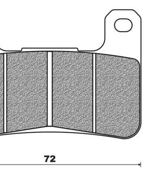 Coppia pasticche anteriore per Suzuki GSX-R 600/750/1000 dal '04