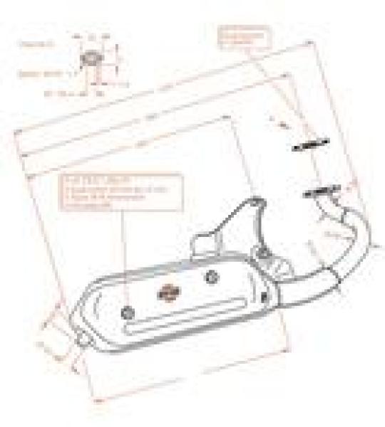 Silenziatore per Aprilia Scarabeo 50 1998