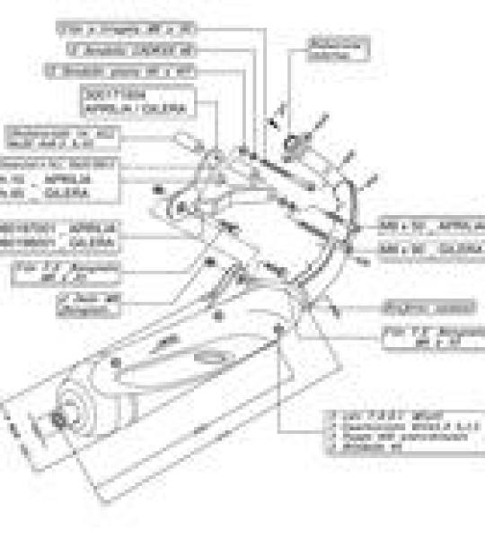 Silenziatore per Aprilia SR 50 R Factory 2004/10