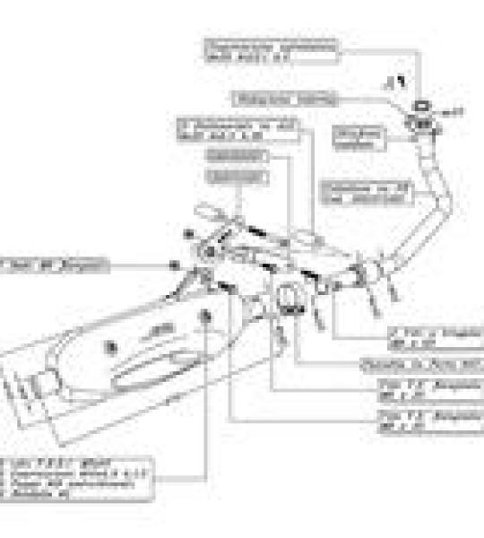 Silenziatore per Kymco Agility 50 4T R12