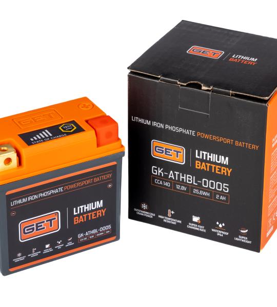 BATTERIA AL LITIO PER MOTO OFF ROAD 2 AH - CCA 140 A