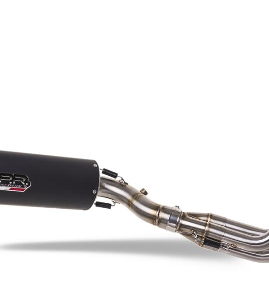 Scarico GPR compatibile con Yamaha Mt-09 2014-2016 - Furore Nero