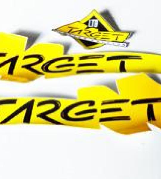 Serie adesivi originali giallo/nero per MBk Target 50