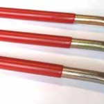 SERIE LEVAGOMMA L = mm. 170 CON IMPUGNATURA PLASTIFICATA (KIT DA 3 PEZZI)
