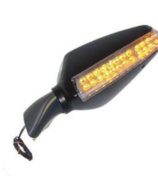 Specchio destro nero con led per Ducati 1098, Desmosedici, 848