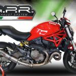Scarico GPR compatibile con Ducati Monster 1200 S -R 2017-2021 - M3 Titanium Natural