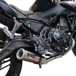 Scarico GPR compatibile con Kawasaki Ninja 650 2017-2020 - M3 Inox 