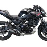 Scarico GPR compatibile con Kawasaki Z 650 2017-2020 - Furore Evo4 Nero